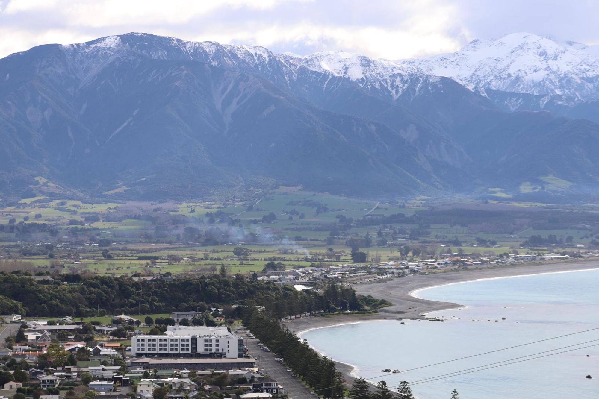 Sierra Beachfront Motel Kaikoura Exteriör bild
